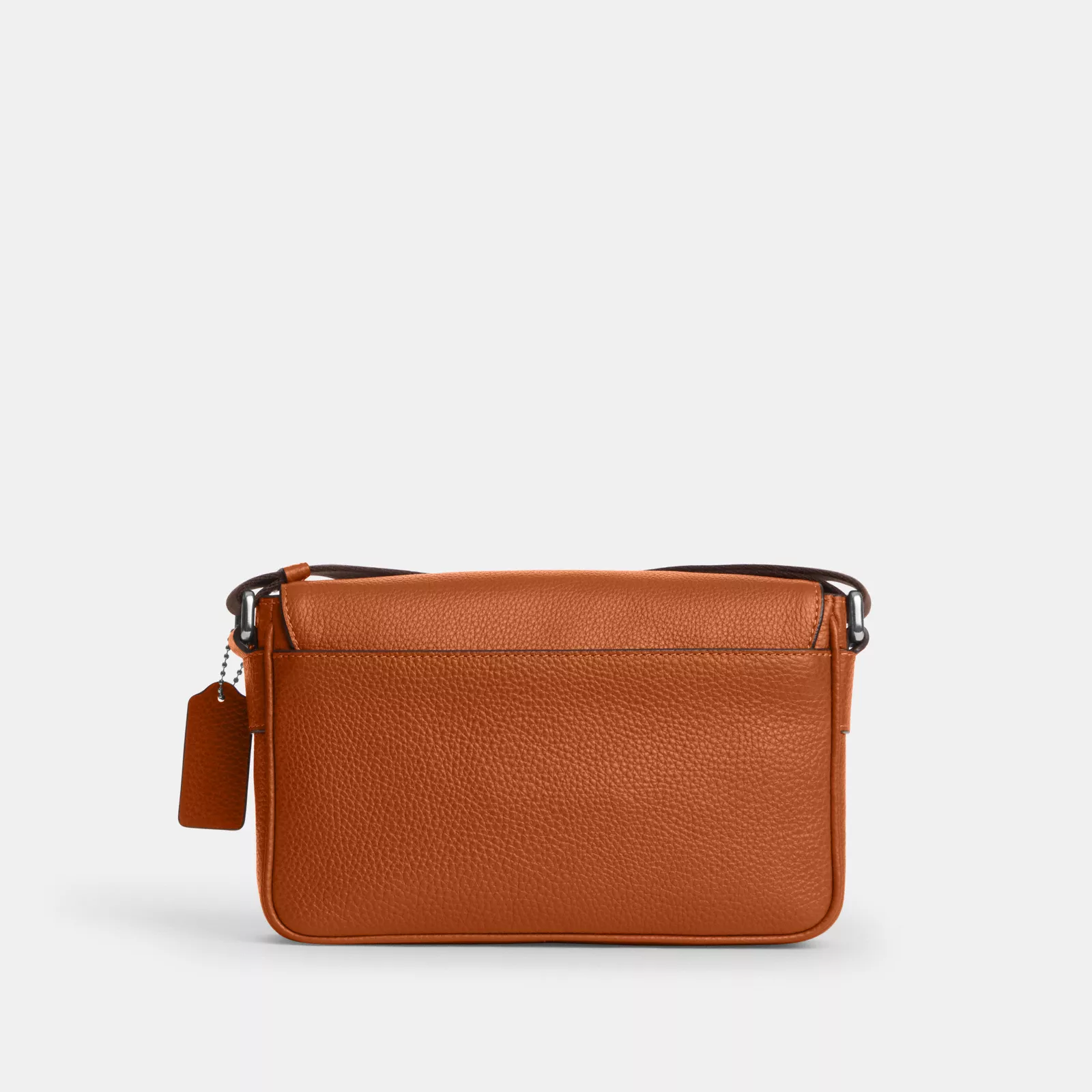Jack Small Flap Crossbody Bag - Silver/Amber Brown - view 5