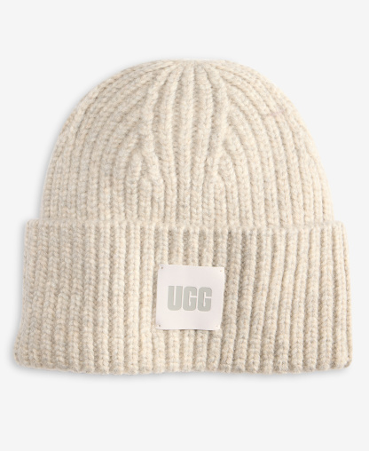 UGG® Men's Chunky Ribbed Beanie - Light Gray