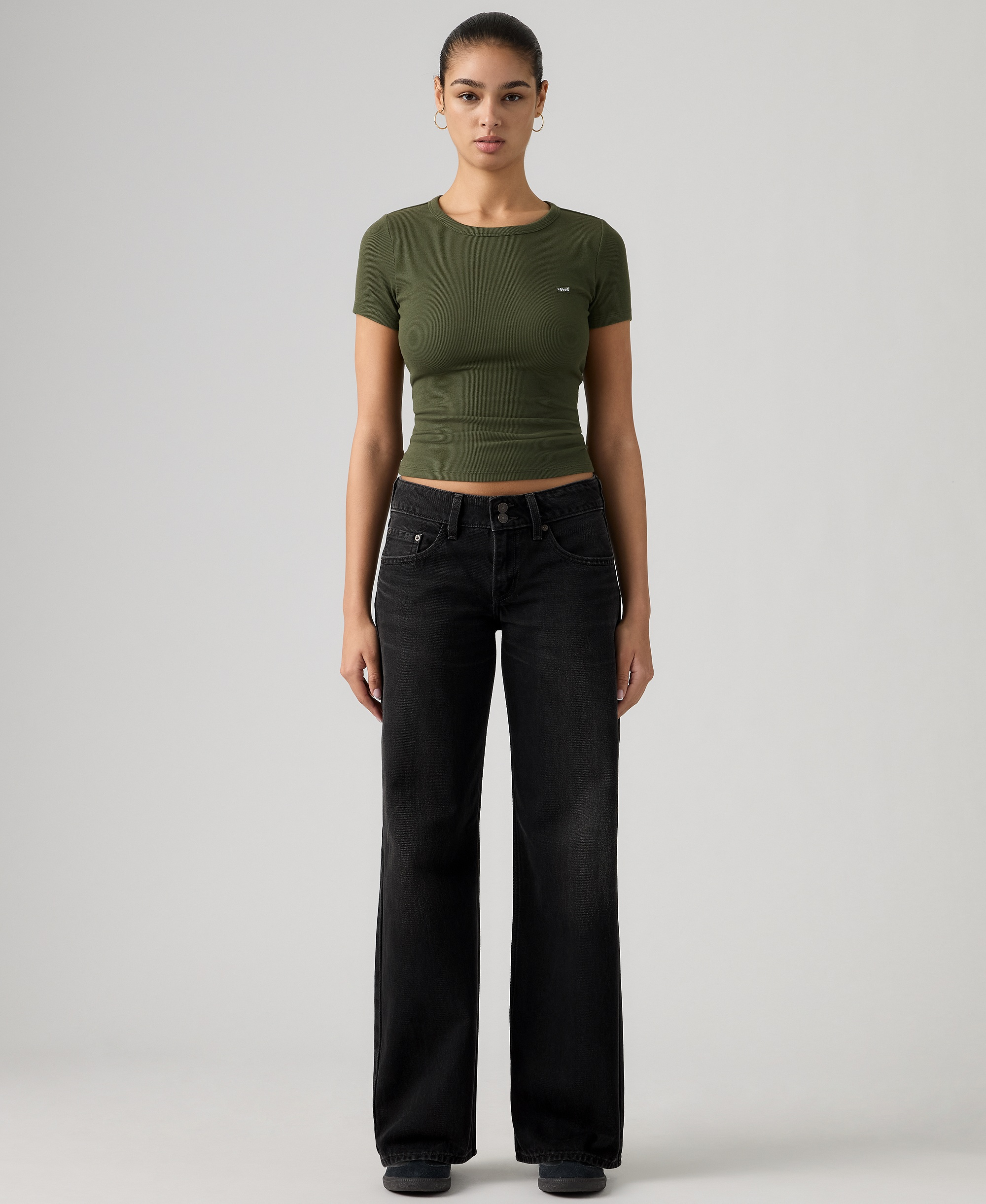 Levi's Women's Super-Low Double-Button Relaxed-Fit Denim Jean - So Fundamental