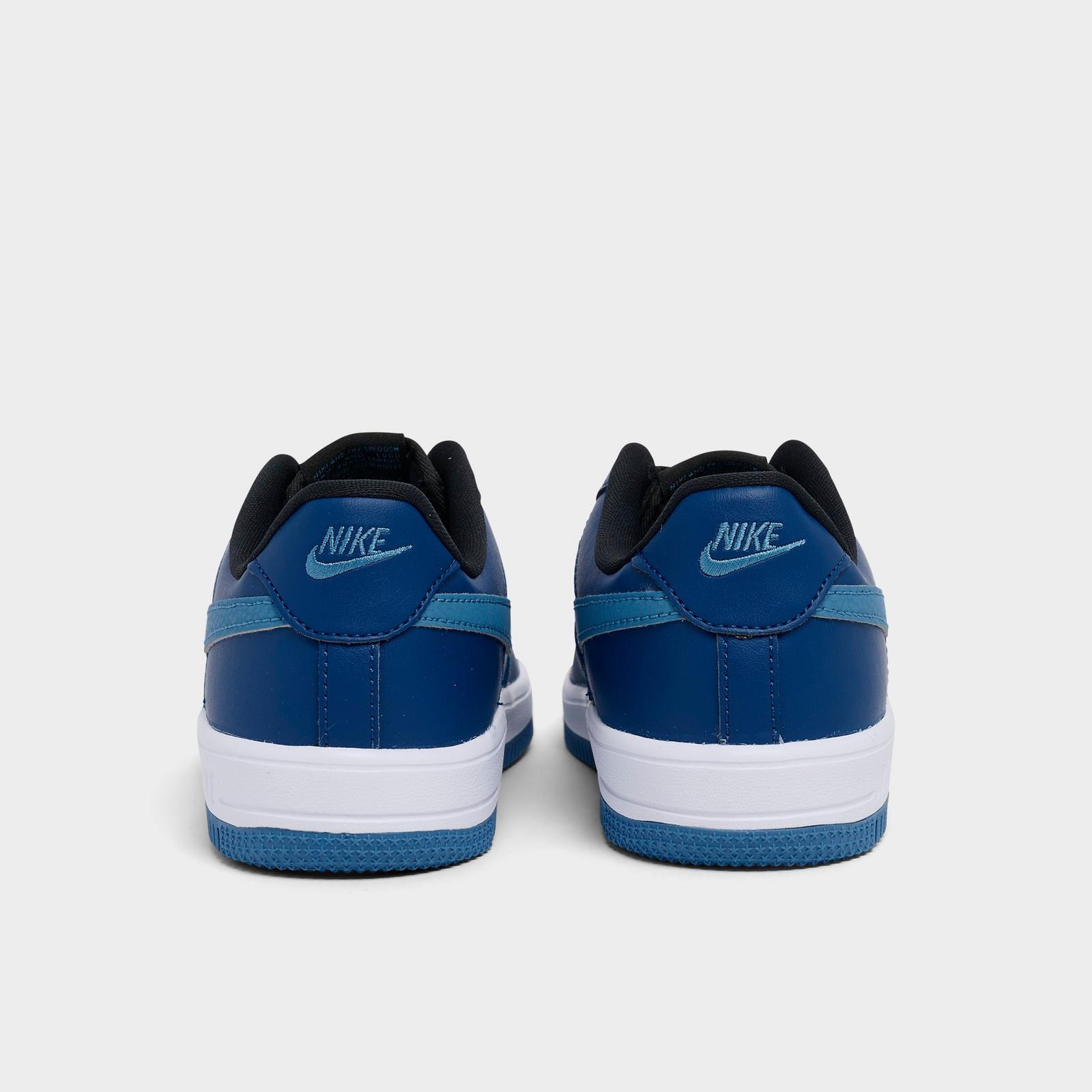 Little Kids' Nike Force 1 Casual Shoes - Black/Court Blue/White/Dutch Blue