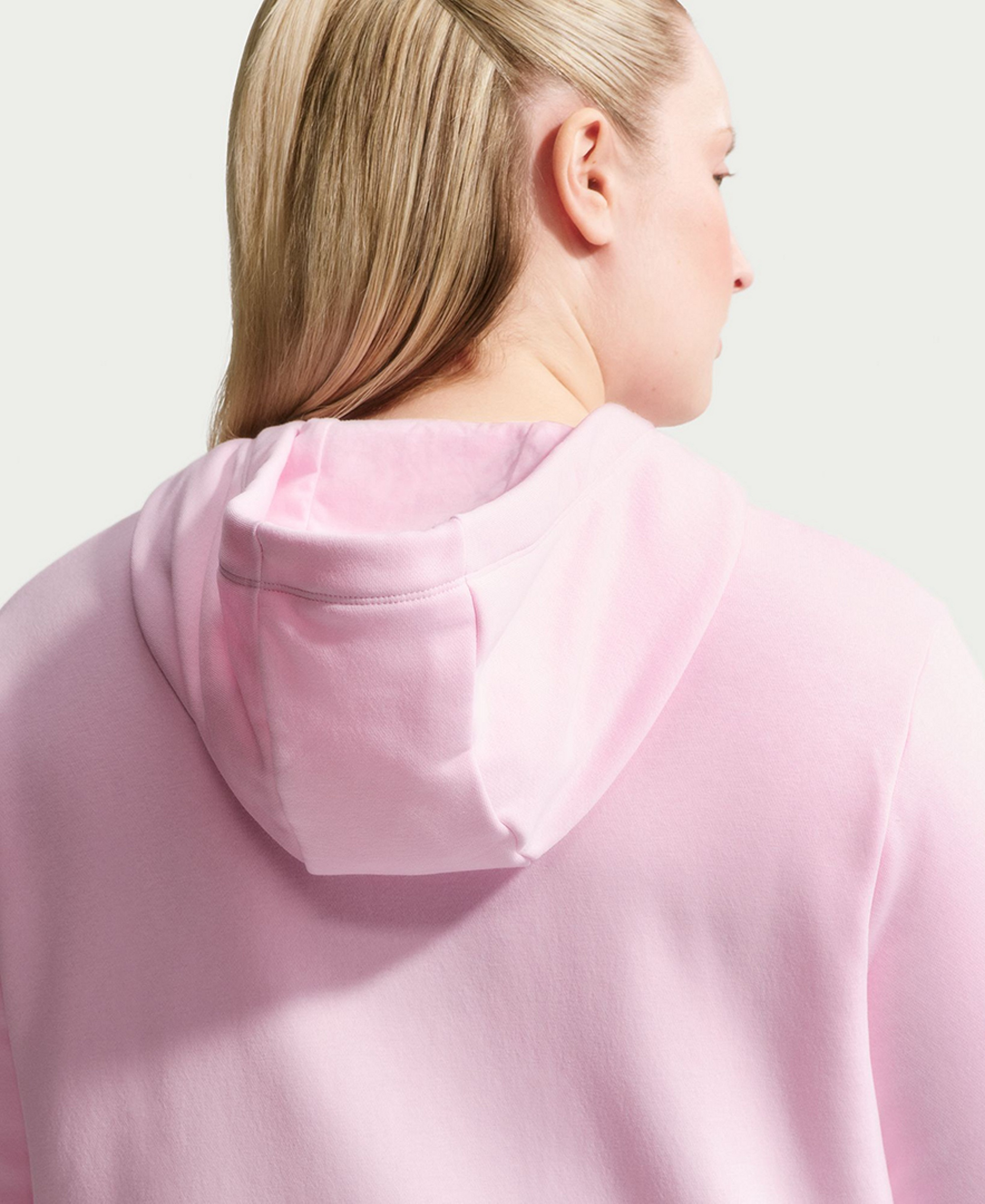 Nike Women's Sportswear Club Fleece Full-Zip Hoodie - Pink Foam/white