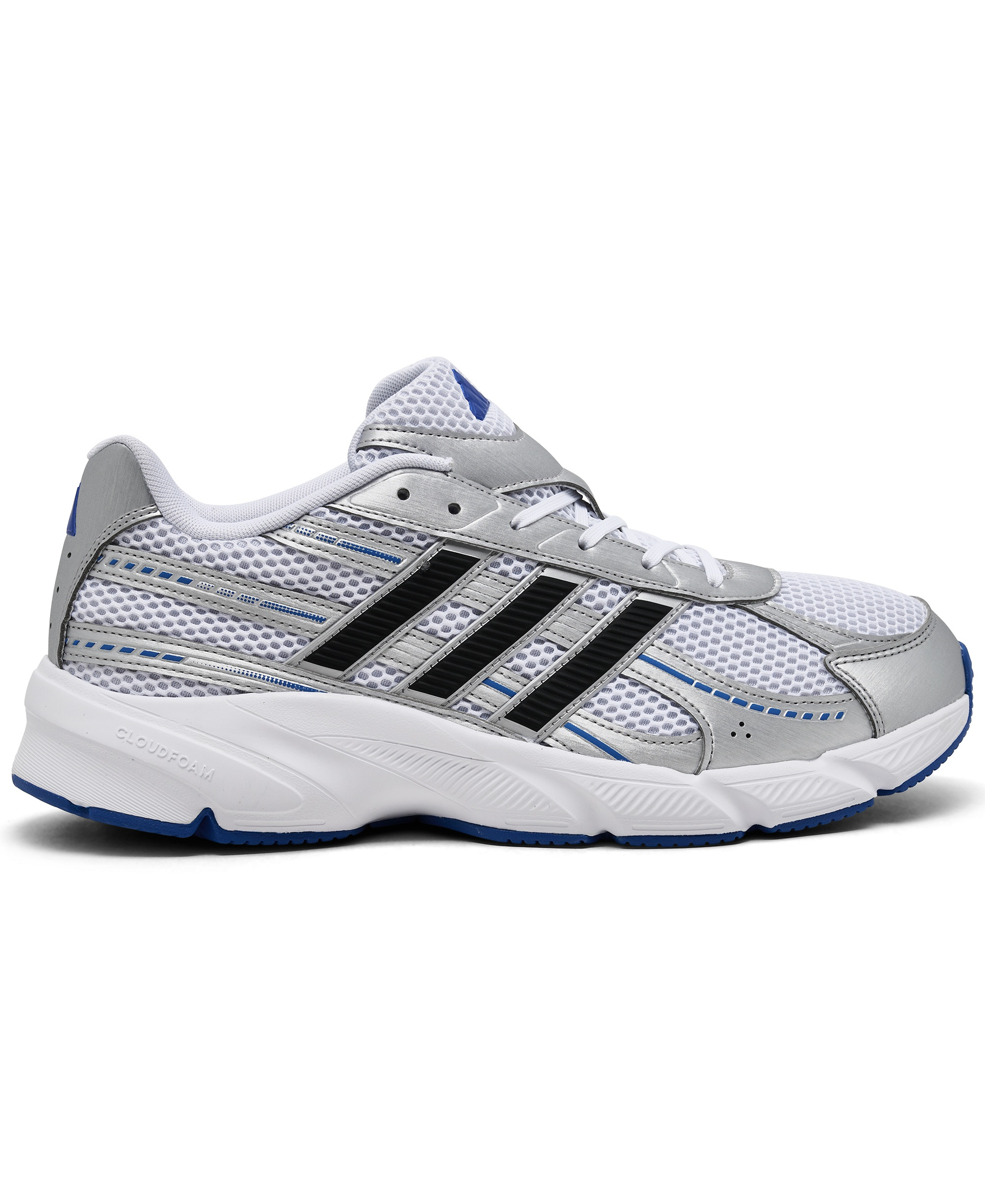 adidas Men's Technochaos 2000 Sneakers from Finish Line - White, Black, Silver