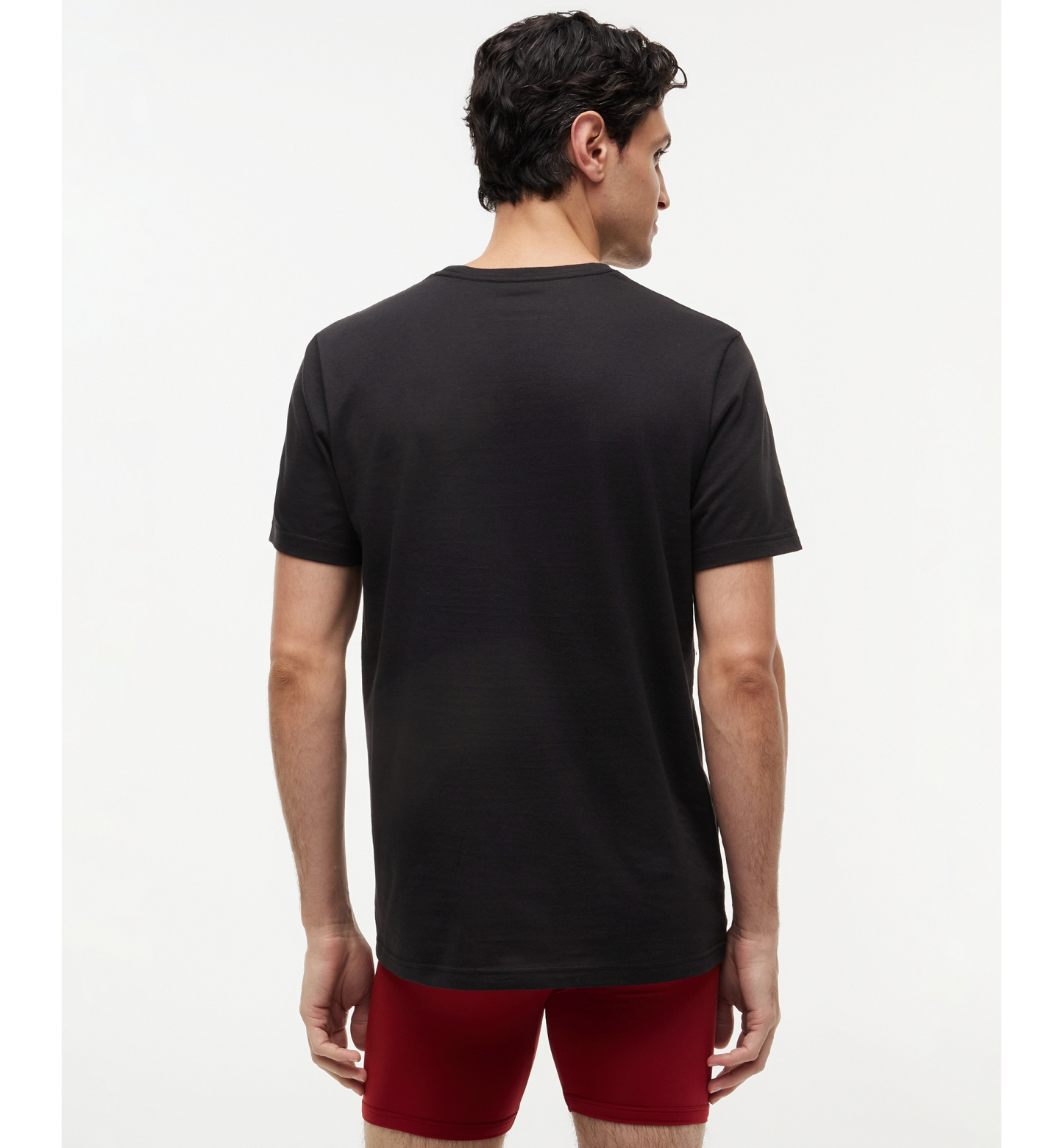 Tommy Hilfiger Men's 3-Pack Classic Cotton Undershirts - Black/Beige/Blue Assorted