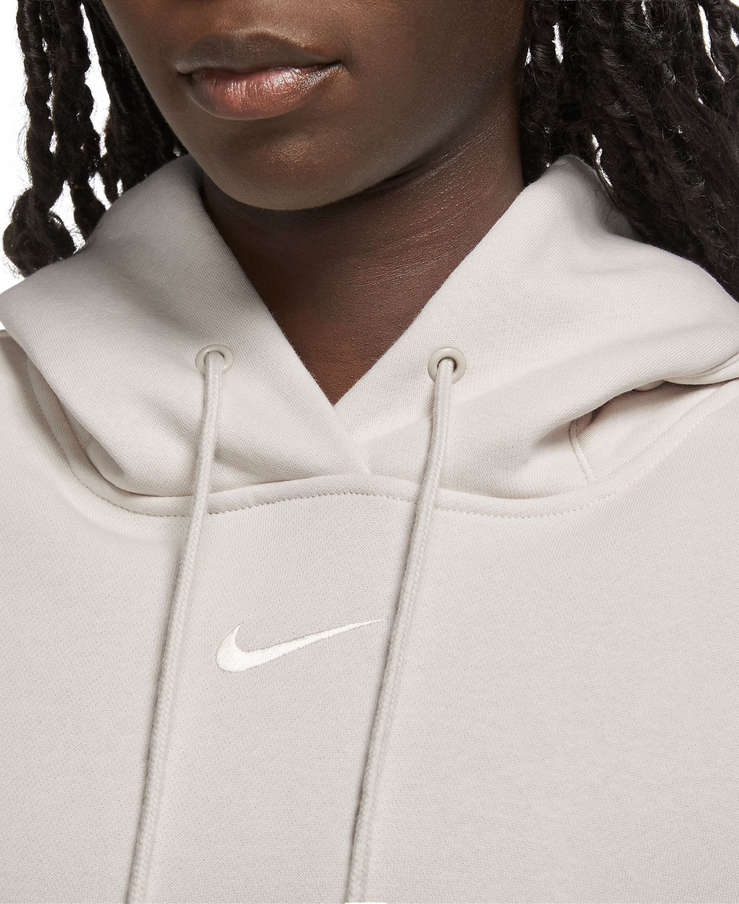 Nike Women's Sportswear Phoenix Fleece Oversized Pullover Hoodie - Orewood Brown/sail