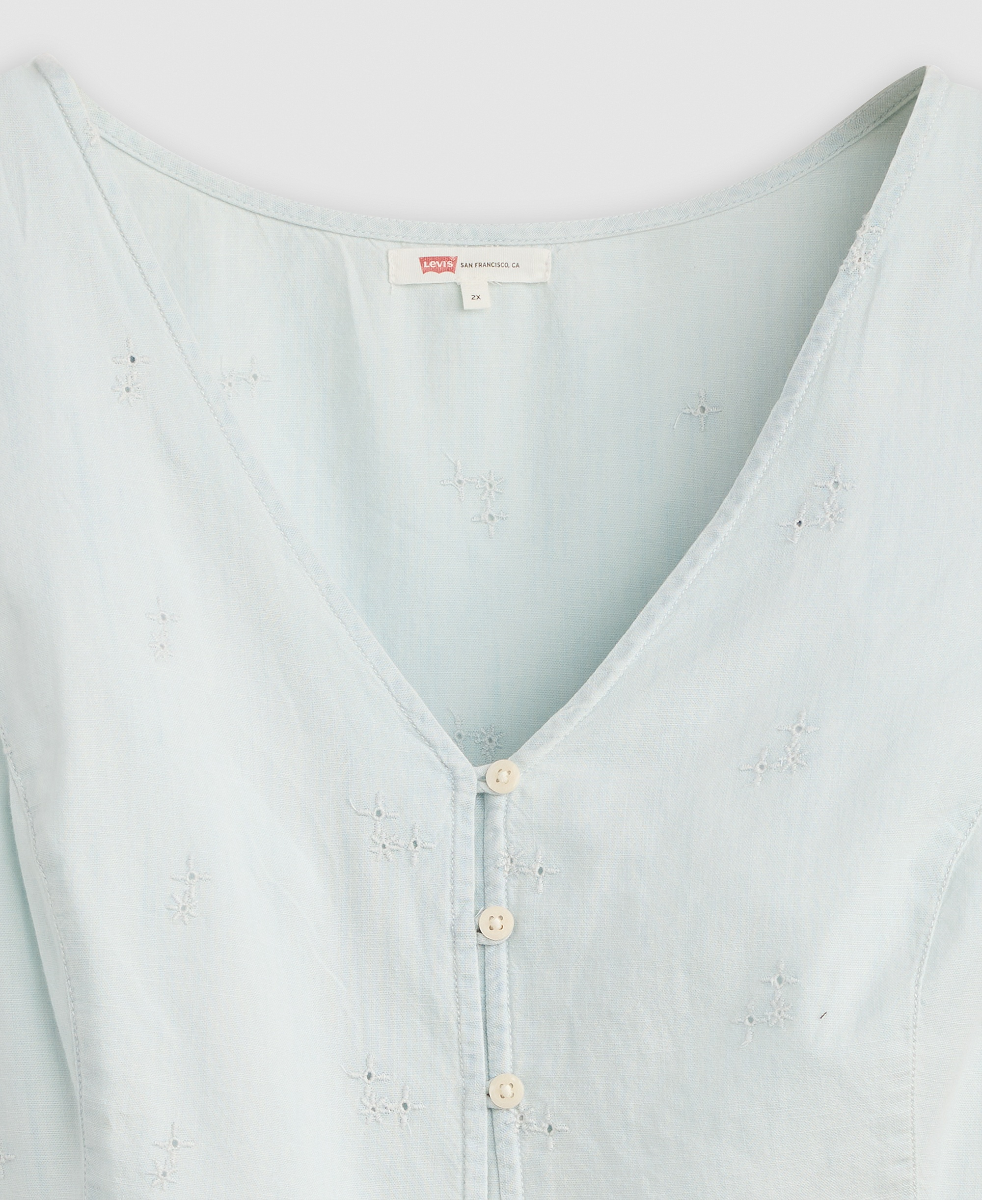 Levi's Women's Teagan Mini Eyelet Blouse - Watch Me
