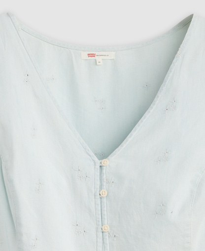 Levi's Women's Teagan Mini Eyelet Blouse - Watch Me
