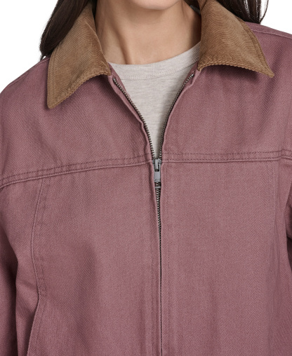Levi's Women's Zip-Front Laydown Collar Coat - Woodrose