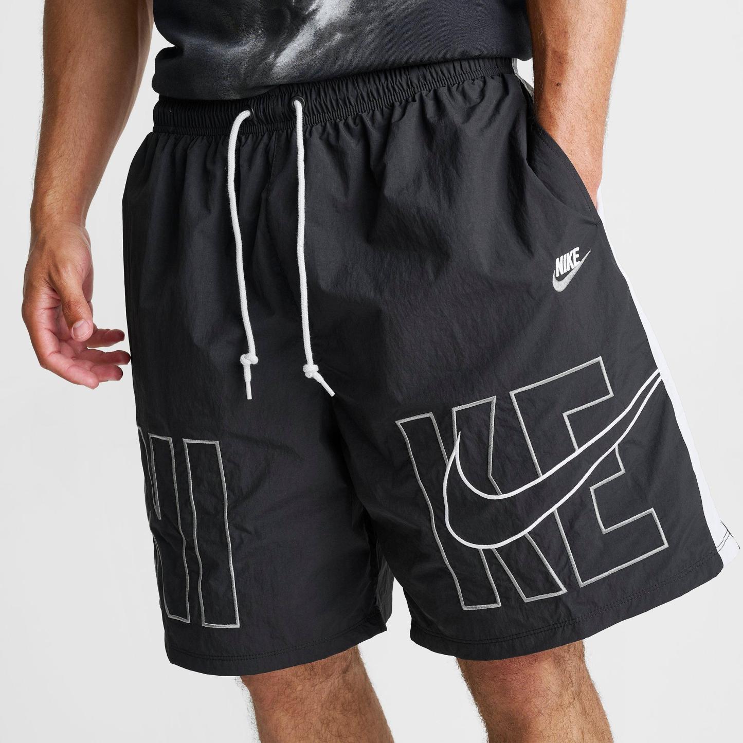 Men's Nithtke Sportswear Club Gel Block Sport Shorts - Black/Pure Platinum
