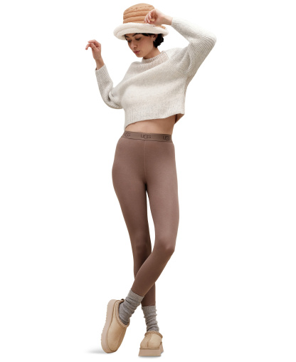 UGG Women's Paloma High Rise Leggings II Ribbed - Black