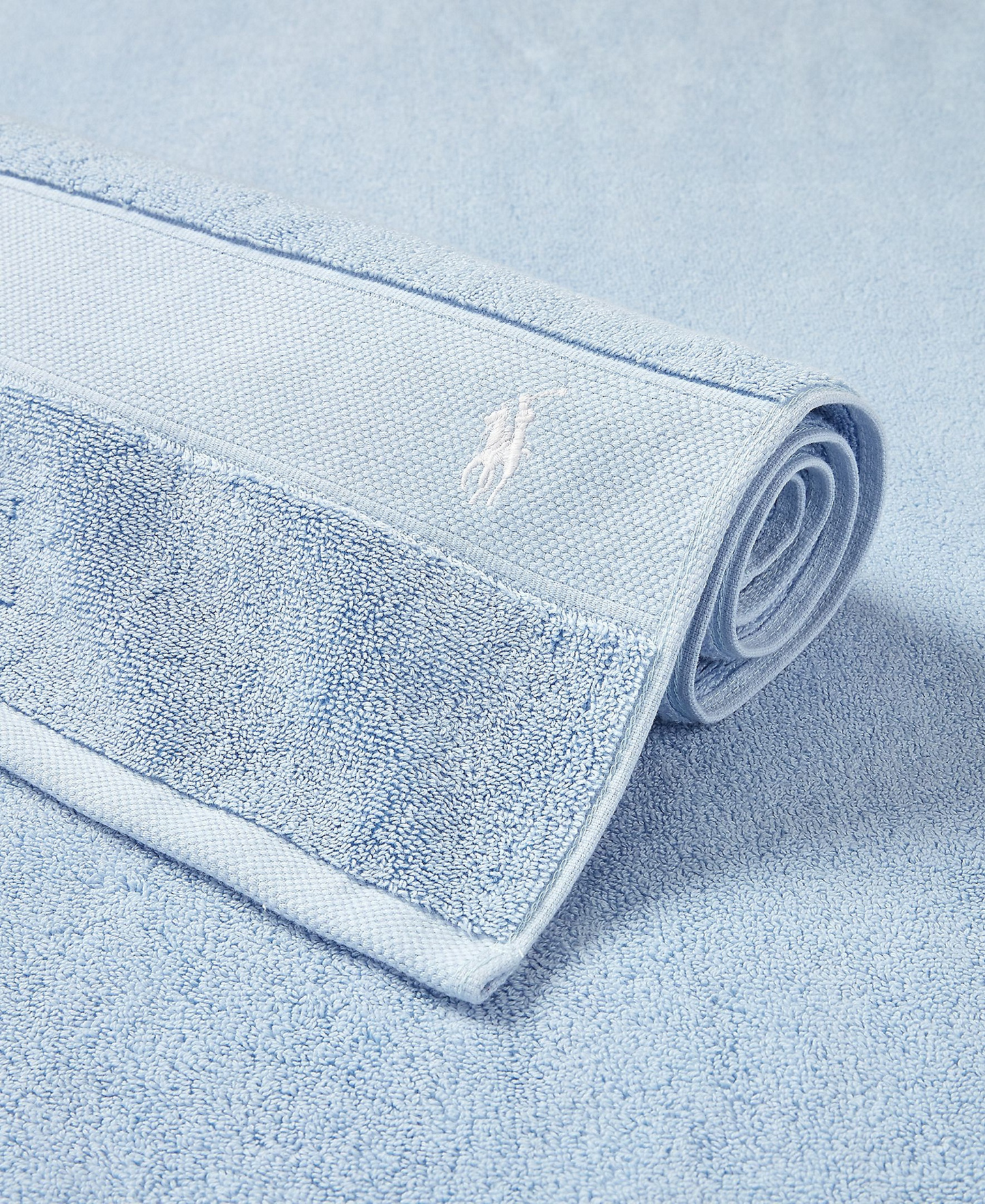 Polo Ralph Lauren Polo Player Cotton Bath Towel, 58" x 30" - Office Blue