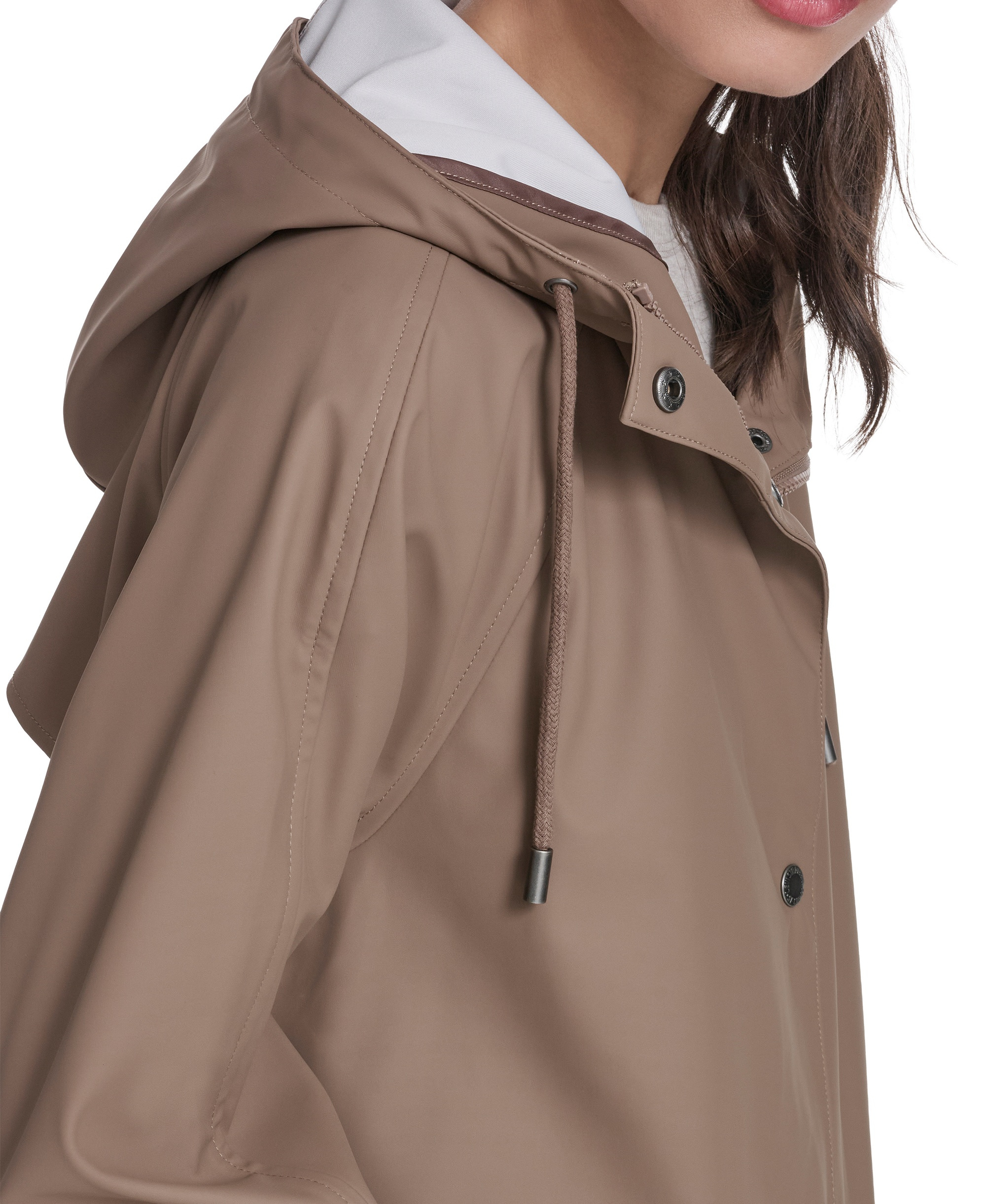 Levi's Women's Raglan Sleeve Rain Jacket - Pine Bark