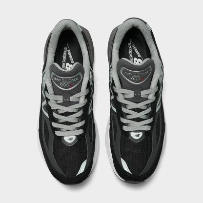 Women's New Balance Made in USA 990v6 Running Shoes - Black/Black - view 5