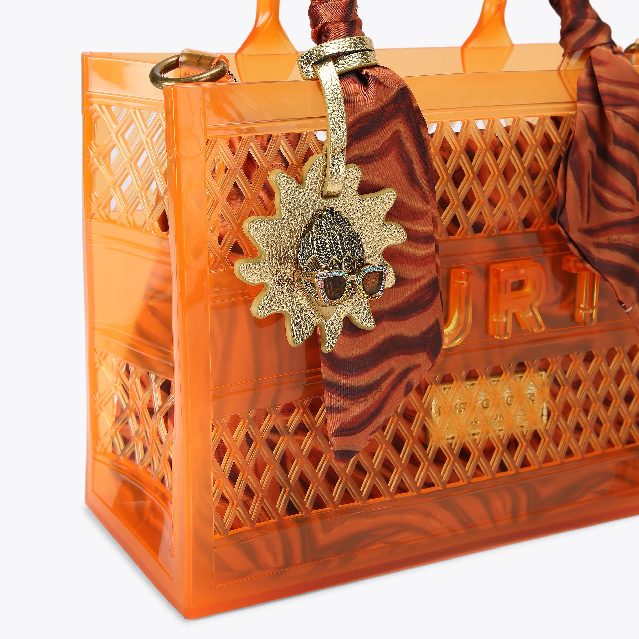 Kurt Geiger London Small Jelly Tote Bag - Tan - view 5