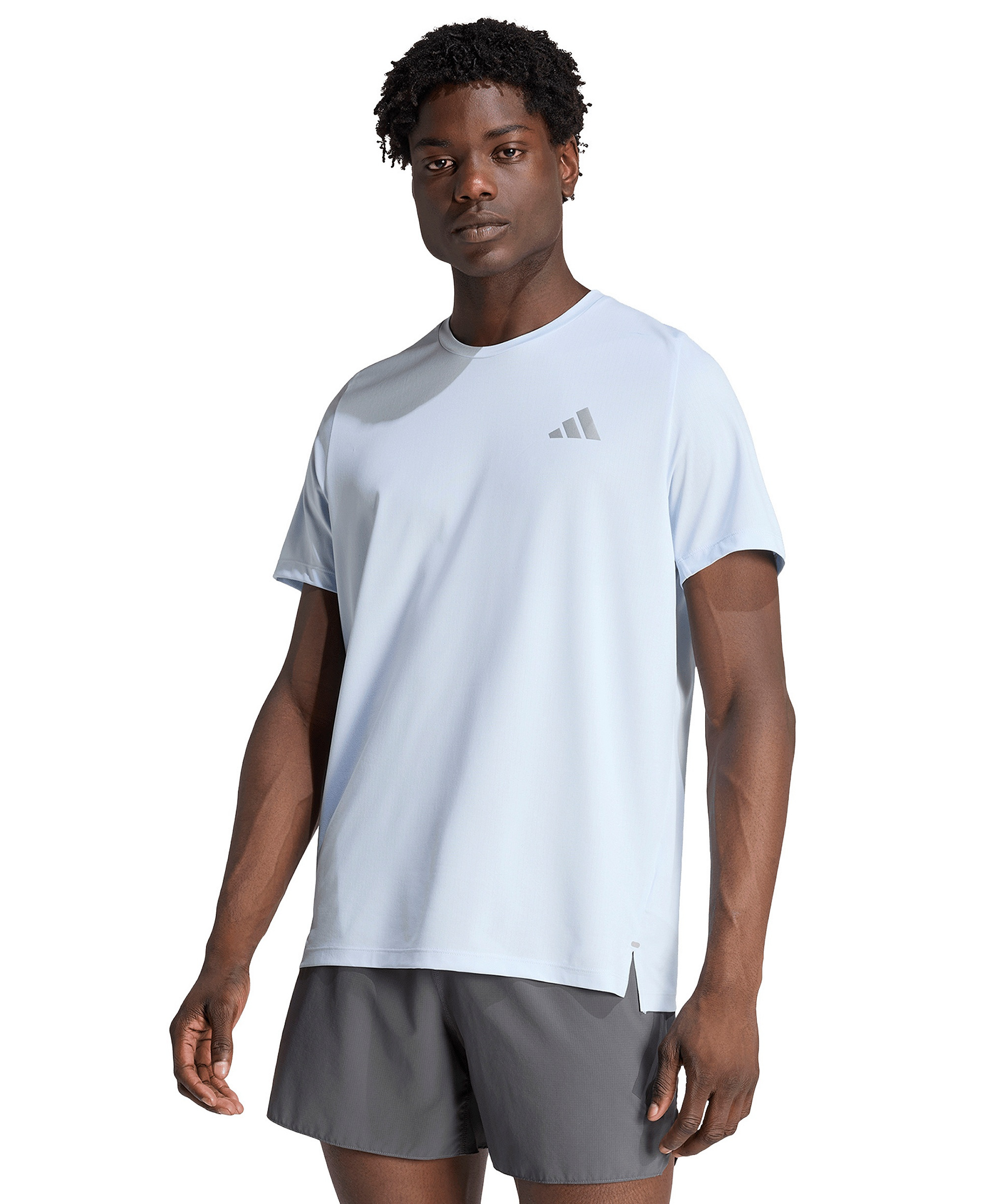 adidas Men's Running Climacool Short-Sleeve T-Shirt - Crystal Sky