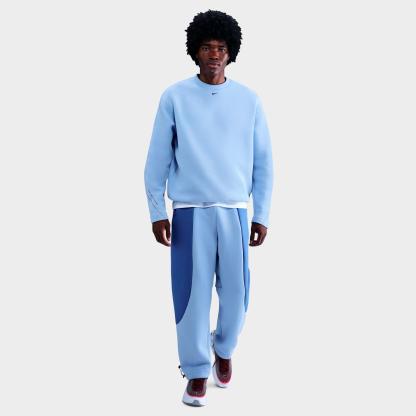 Men's Nithtke Tech Fleece Loose Fit Crewneck Sweatshirt - Aluminum/Black