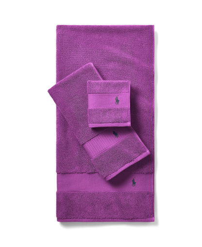 Polo Ralph Lauren Polo Player Cotton Bath Towel, 58" x 30" - Paloma Purple