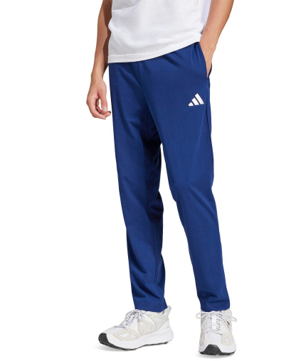 adidas Men's Essentials Small Logo Single Jersey Pants - Dark Blue