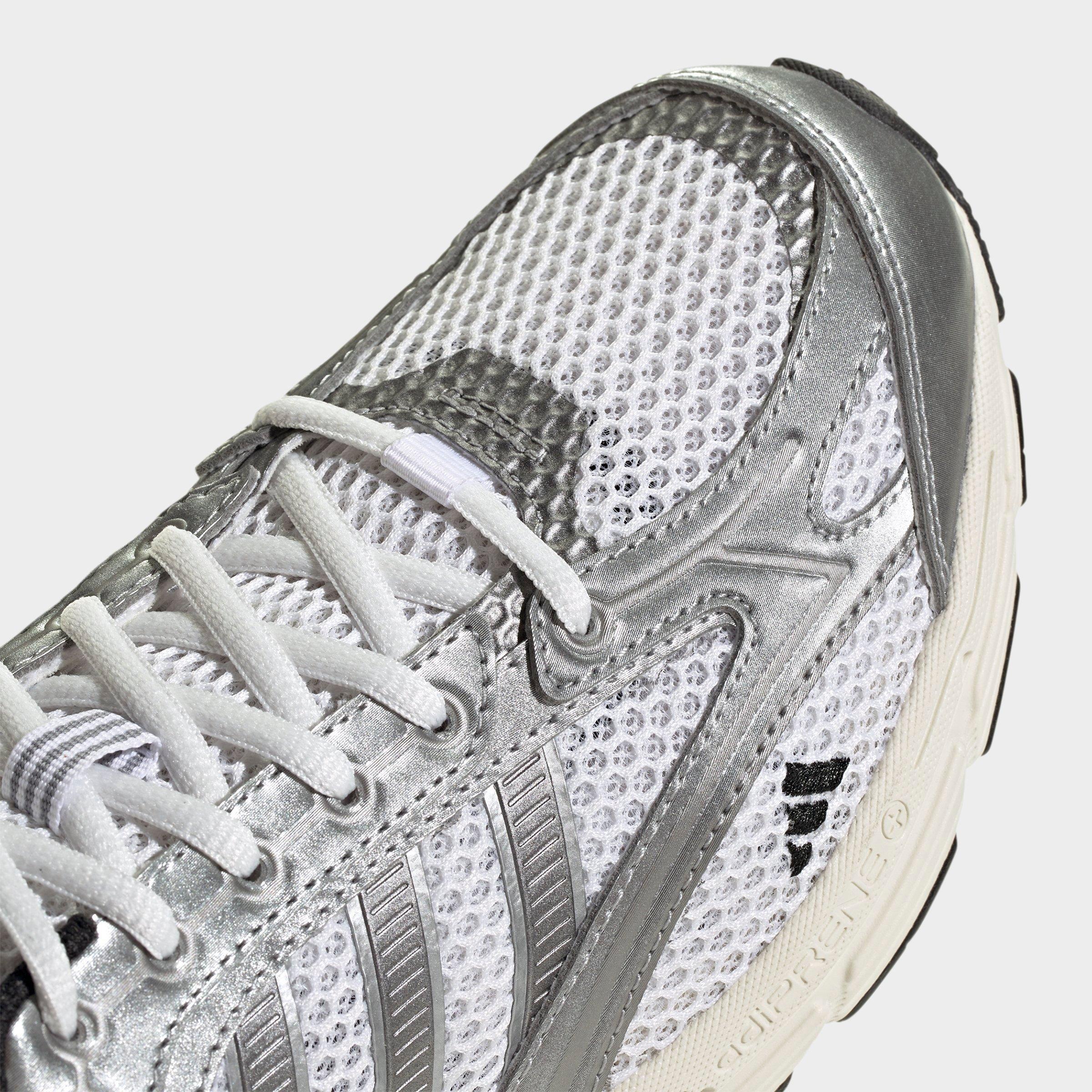 Men's adidas Spiritain 2000 Casual Shoes - Part 1 - Cloud White/Iron Metallic/Semi Lucid Blue - Detail shot