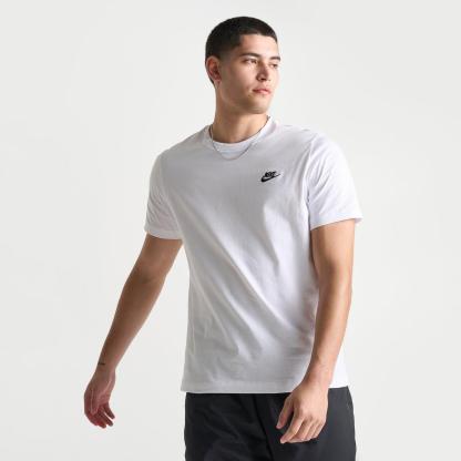 Nike Sportswear Club T-Shirt - White/Black