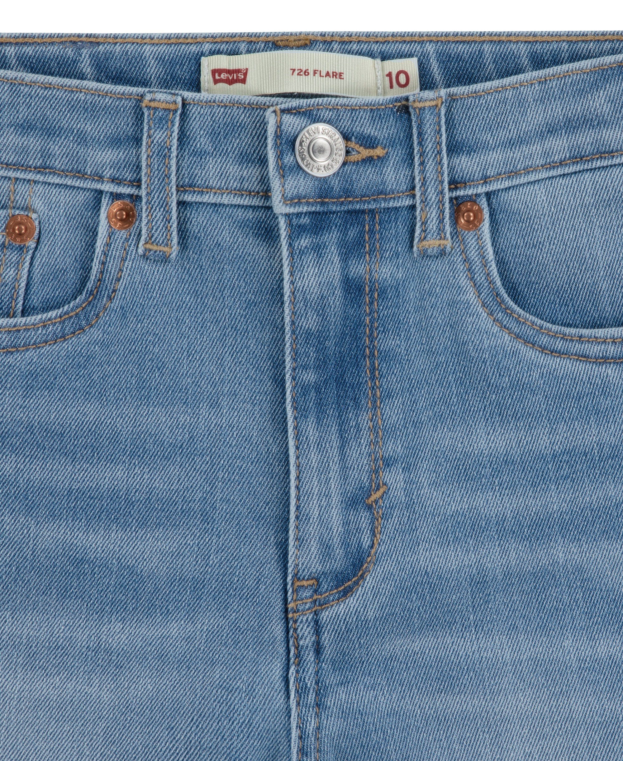 Levi's Girls' 7-16 726 High-Rise Flare Jeans - Clean Getaway