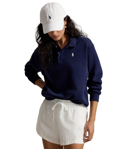 Polo Ralph Lauren Women's US Open Long-Sleeve Polo Shirt - Refined Navy