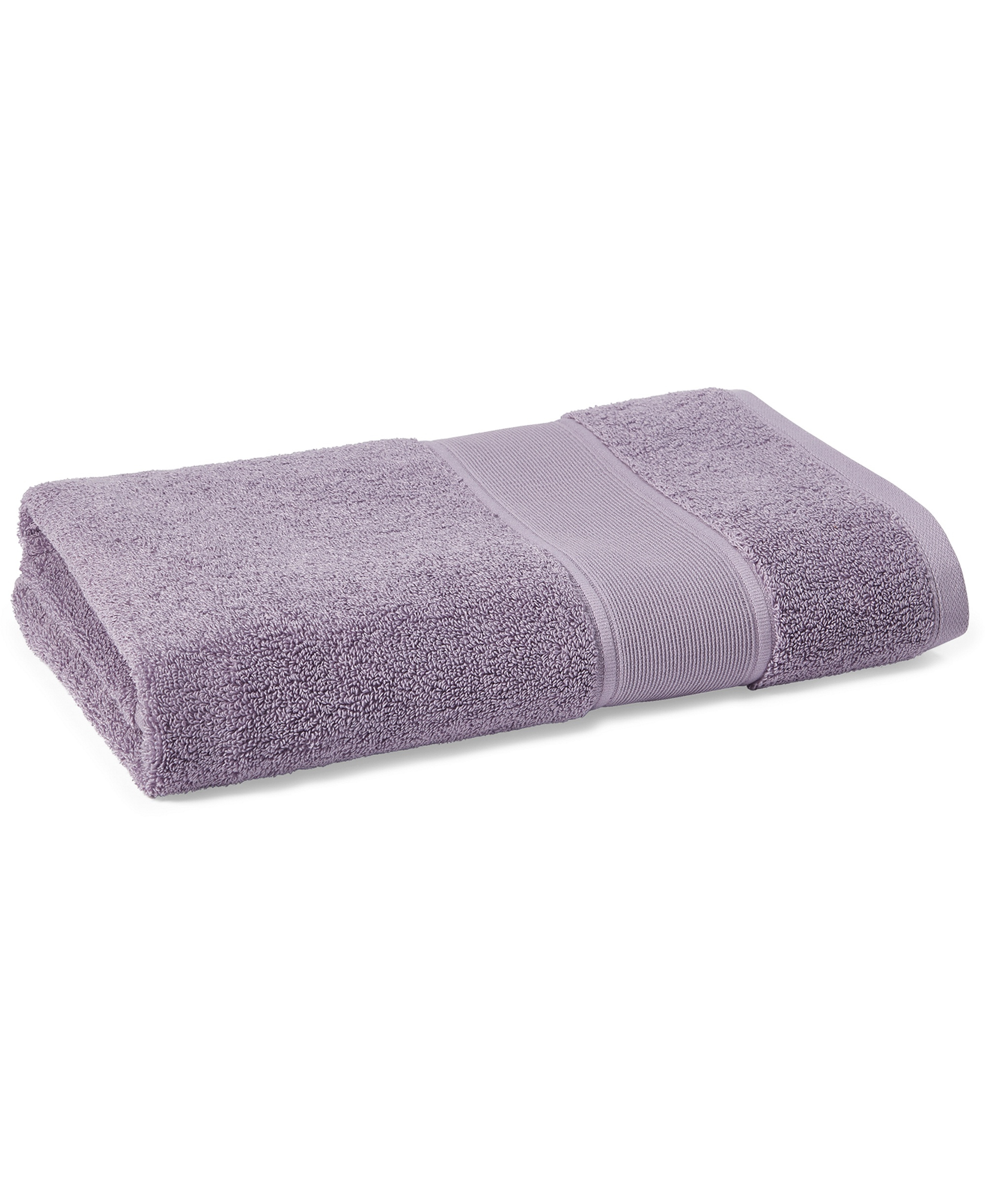 Lauren Ralph Lauren Sanders Solid Antimicrobial Cotton Bath Towel, 30" x 56" - Lavender Grey