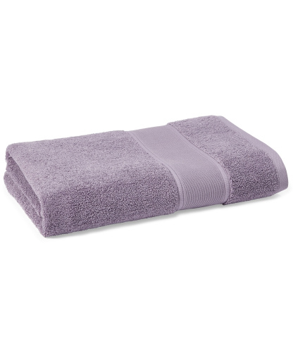 Lauren Ralph Lauren Sanders Solid Antimicrobial Cotton Bath Towel, 30" x 56" - Lavender Grey
