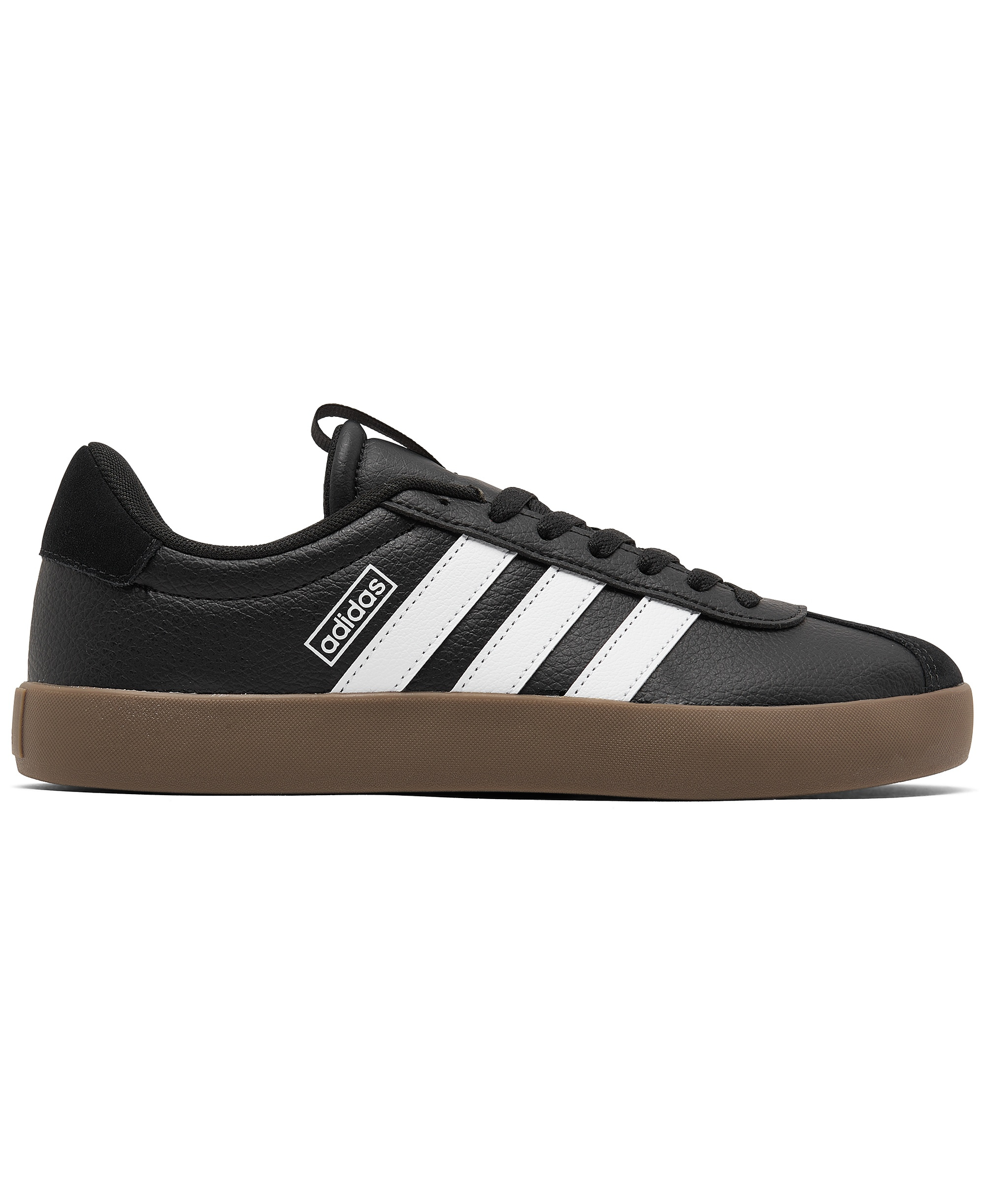 adidas Women's VL Court 3.0 Casual Sneakers from Finish Line - Core Black, White, Gum