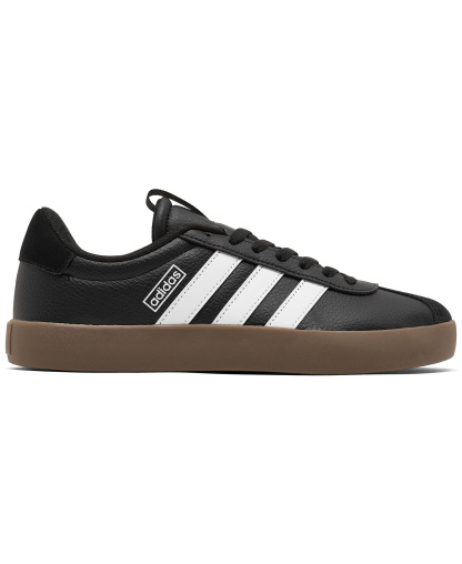 adidas Women's VL Court 3.0 Casual Sneakers from Finish Line - Core Black, White, Gum