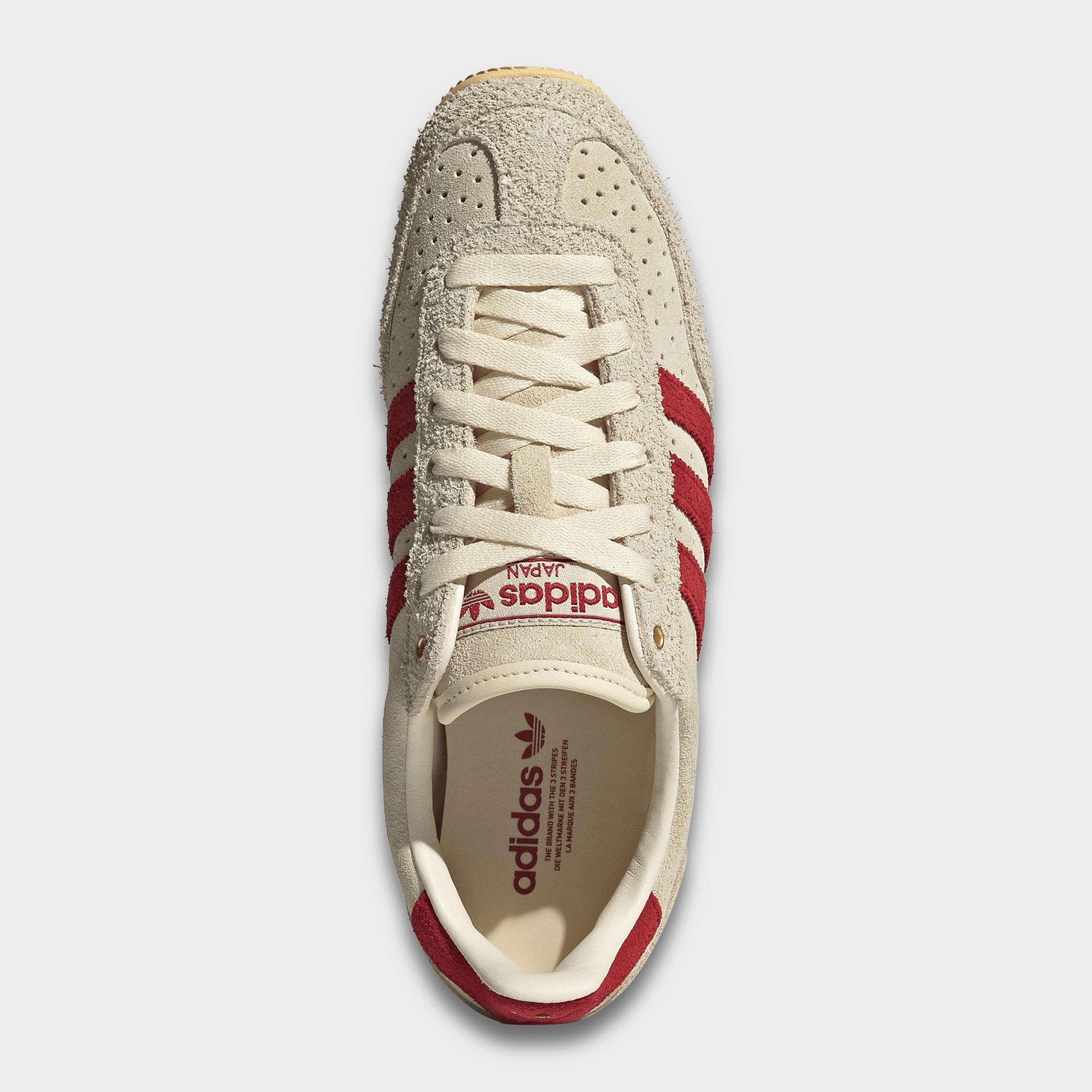 Women's adidas Originals Japan Casual Shoes - Part 3 - Warm Vanilla/Team Victory Red/Gold Metallic - Top view