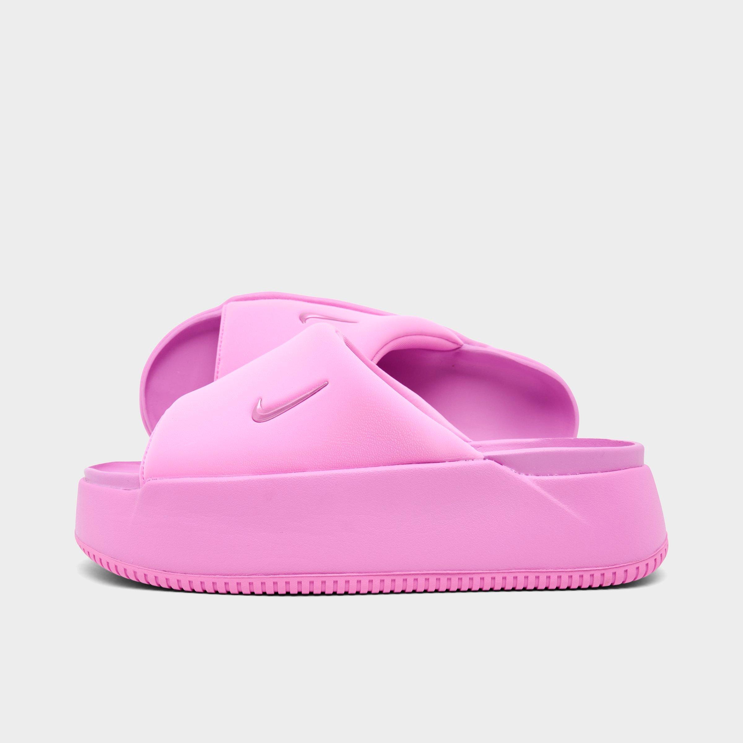 Women's Nithtke Calm Elevation Slide Sandals - Light Magenta/Light Magenta - Left shoe facing left. Outside of the shoe.