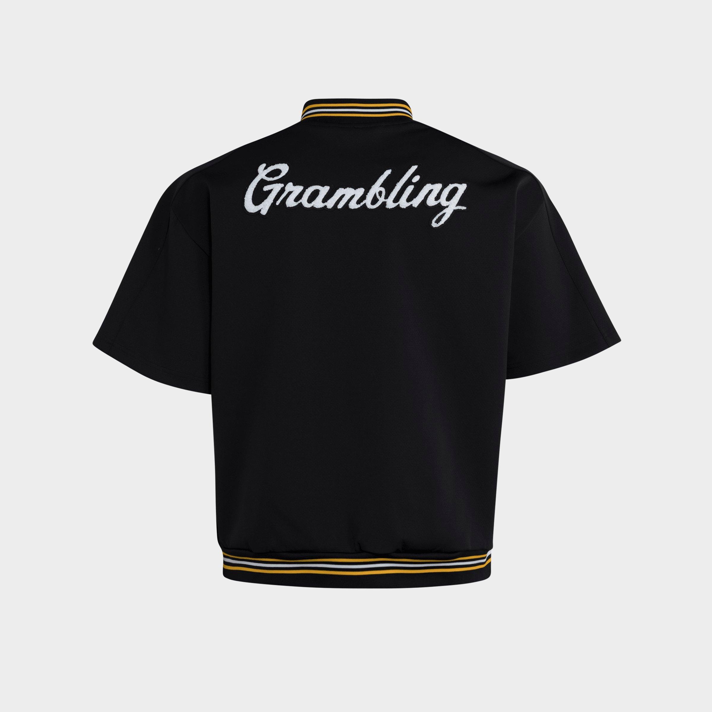 Men's adidas Grambling State Tigers Basketball Warm-Up Top - Black/White