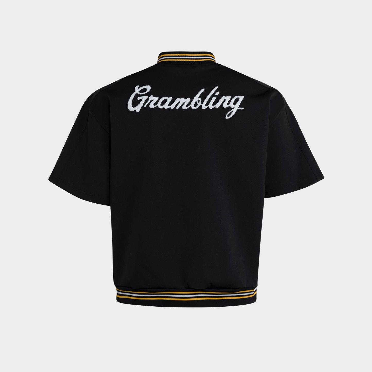 Men's adidas Grambling State Tigers Basketball Warm-Up Top - Black/White