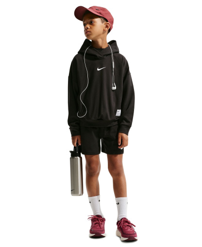 Nike Boys' 8-20 DRI-FIT Hooded Sweatshirt - Black/white