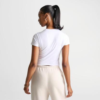 Women's Jordan Flight I Love MJ T-Shirt - White/Metallic Gold - view 4