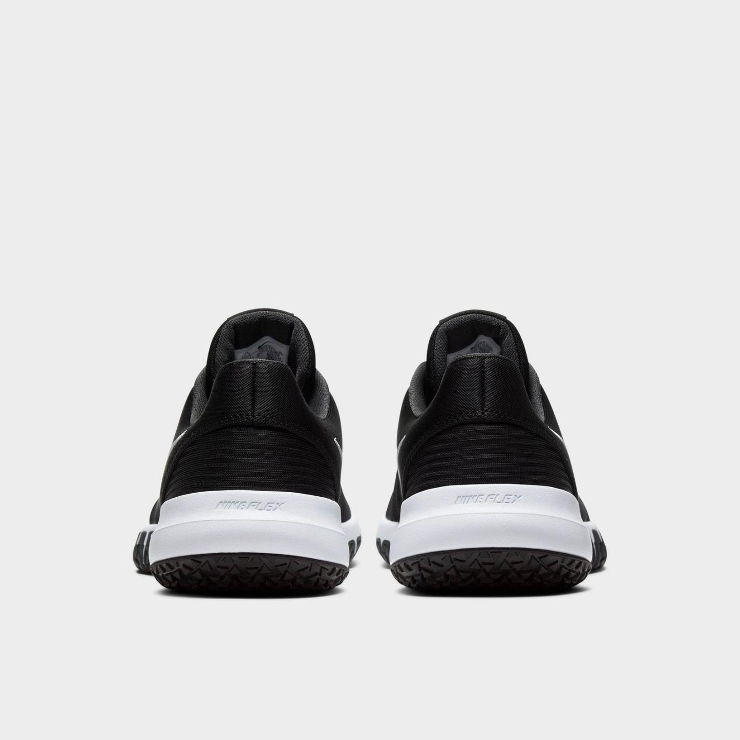 Men's Nike Flex Control 4 Training Shoes - Black/Dark Smoke Grey/Smoke Grey/White