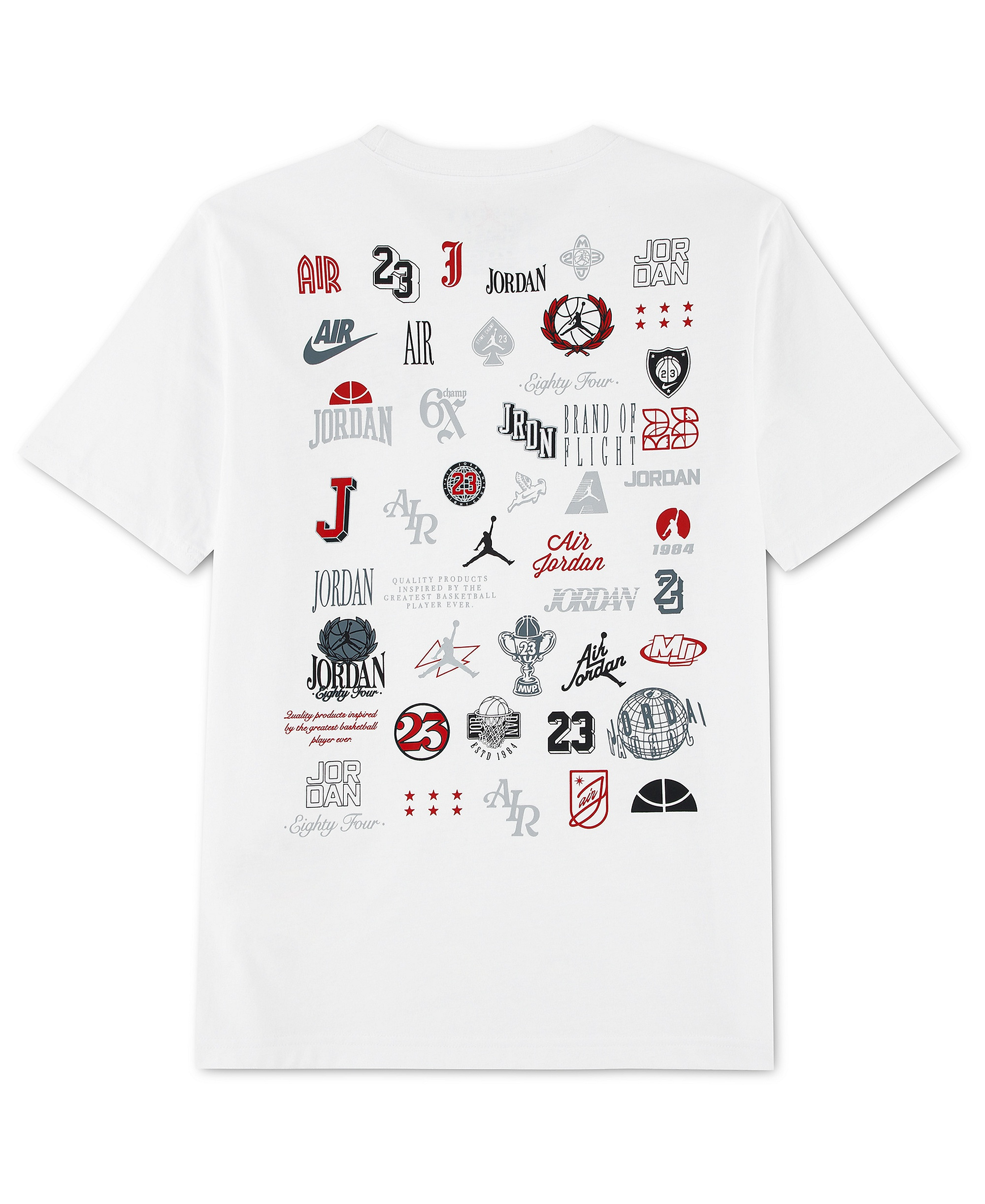 Jordan Boys' 8-20 Overtime Short-Sleeve T-Shirt - White