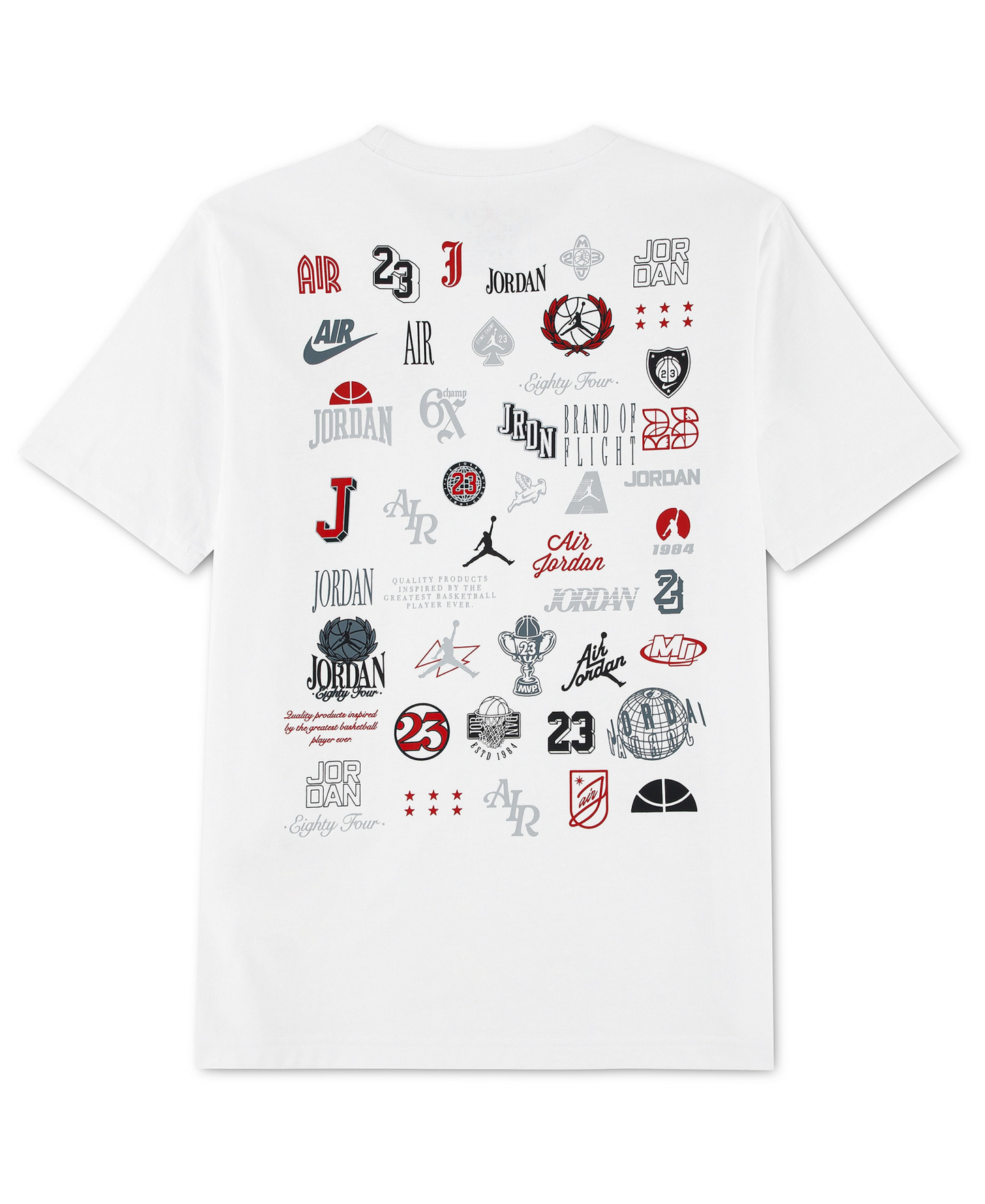 Jordan Boys' 8-20 Overtime Short-Sleeve T-Shirt - White