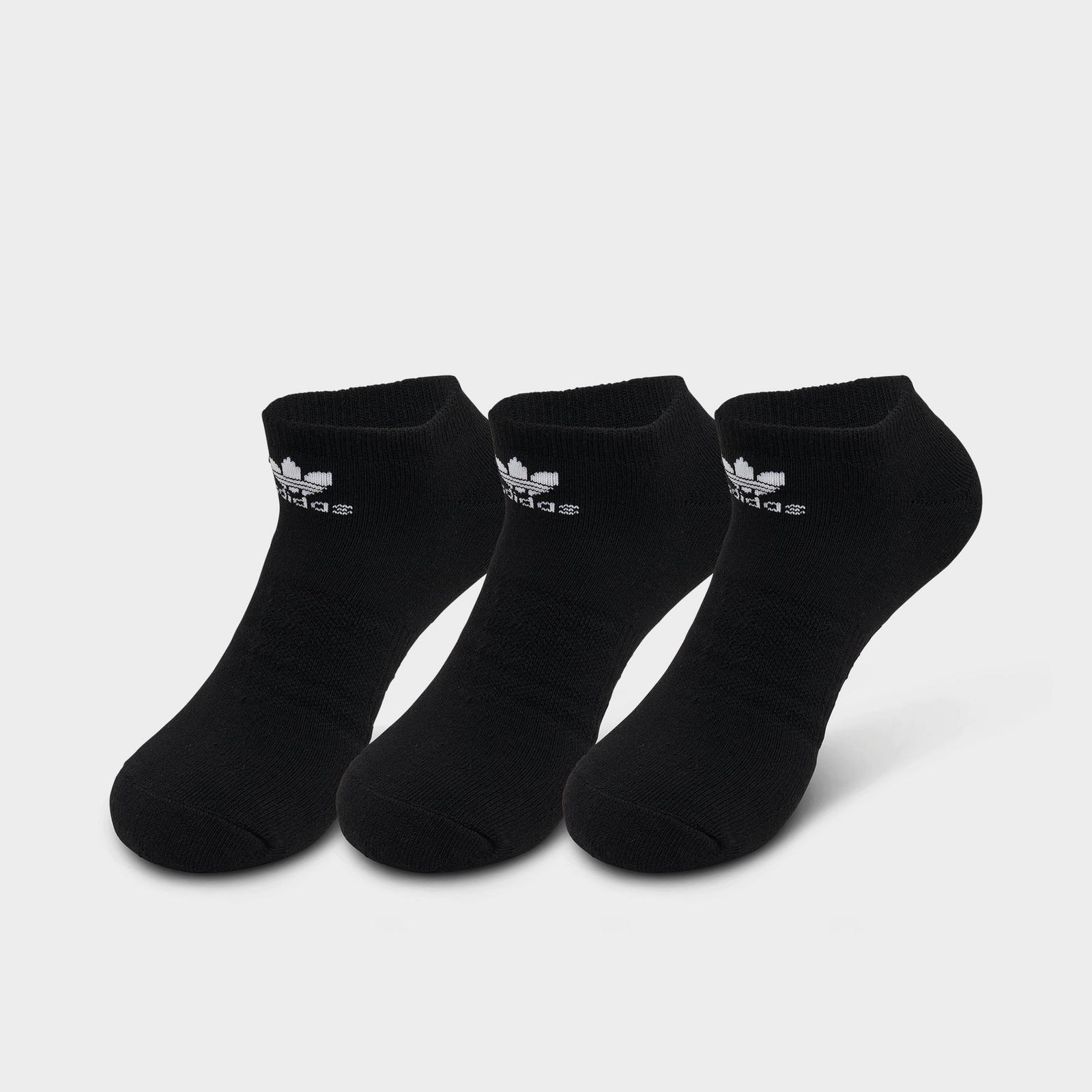 Men's adidas Originals No-Show Socks (6-Pack) - White/Black - view 3