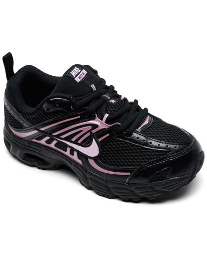 Nike Little Girls Air Max Moto 2K Lifestyle Sneakers from Finish Line - Black, Pink foam
