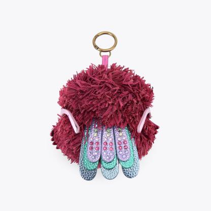 Kurt Geiger London Pom Pom Eagle Sungl Charm - Pink - view 4