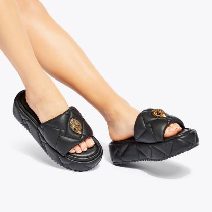 Kurt Geiger London Kensington Puff Sandal - Black - view 2