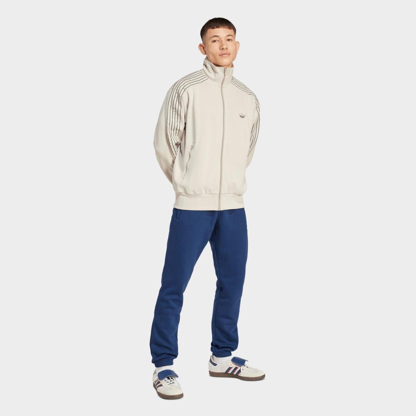 Men's adidas Originals Trefoil Essentials Fleece Jogger Pants - Night Indigo - view 2