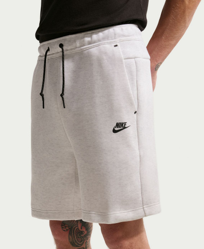 Nike Men's Tech Fleece Standard-Fit Shorts - Birch Heather Gray