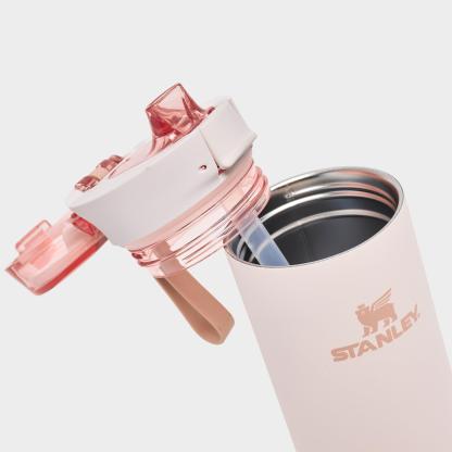 Stanley Flowstate™ Spring Bottle (20 oz) - Rose Quartz