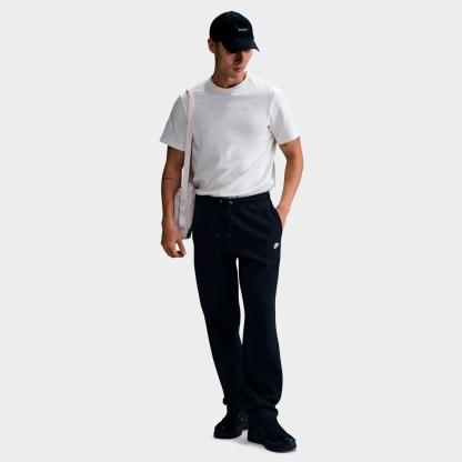 Men's Nithtke Club Fleece Premium Open-Hem Sweatpants - Black/Black/White