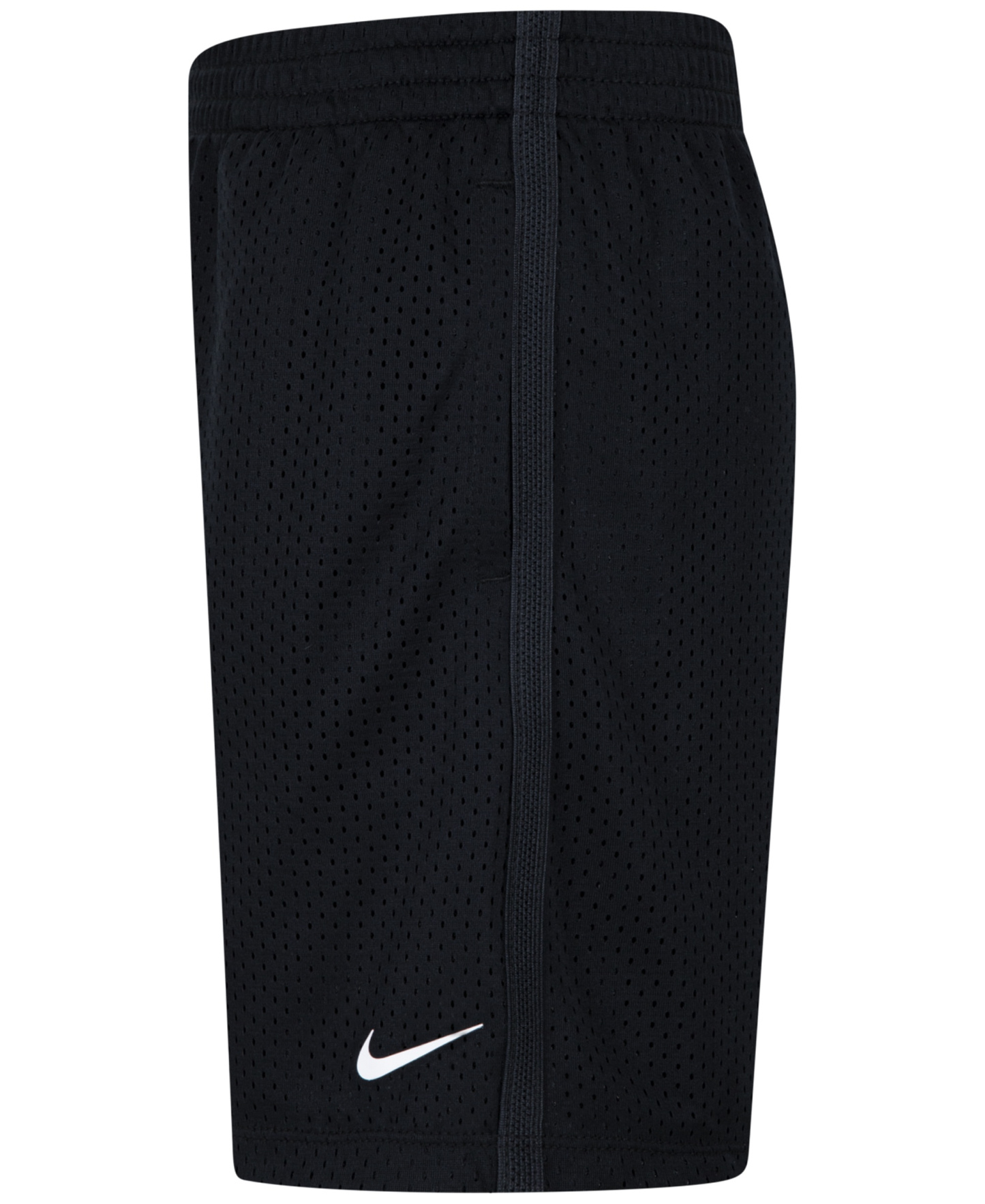 Nike Boys' 4-7 Dri-FIT Logo Mesh Pull-On Shorts - Black