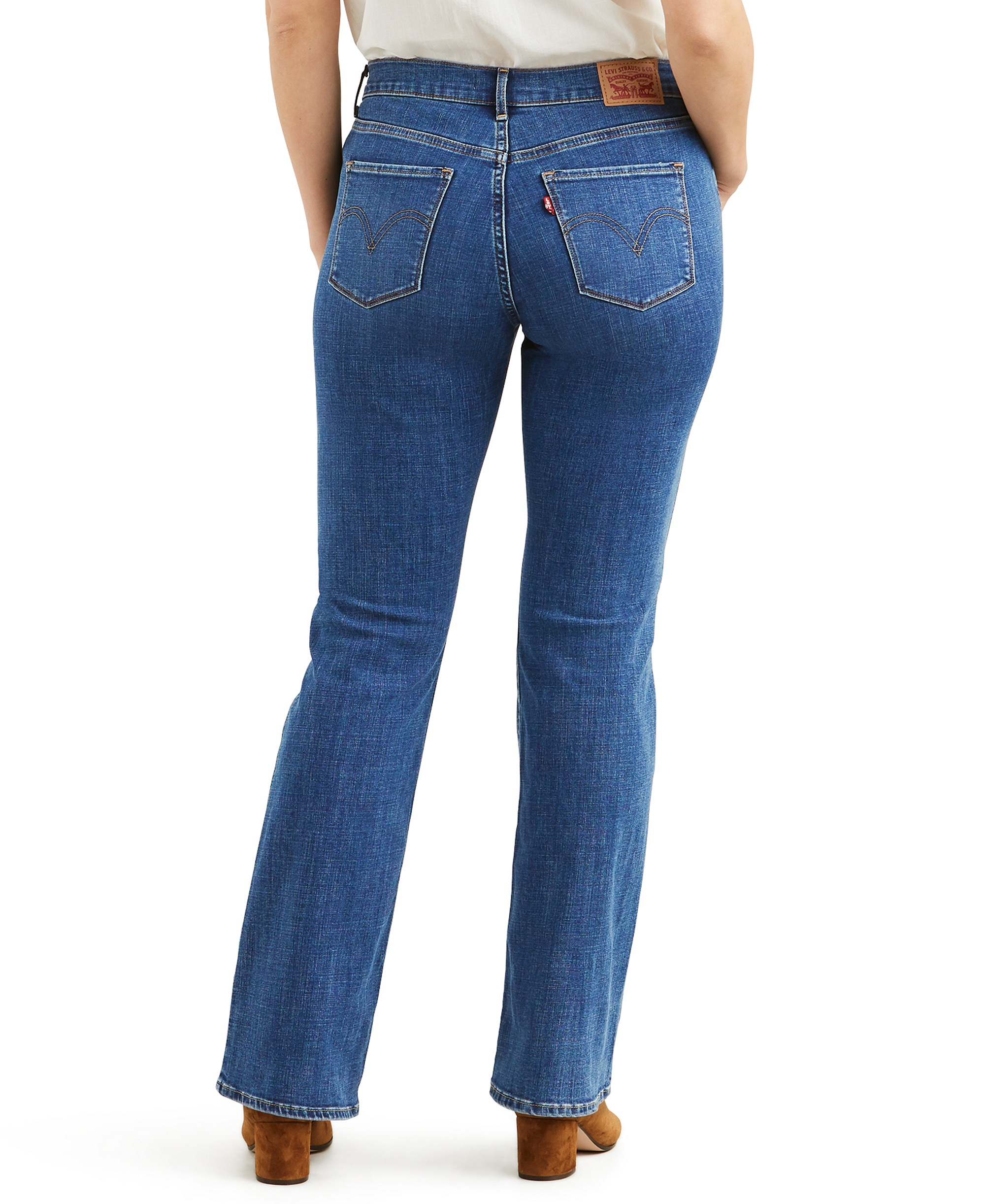 Levi's Women's Casual Classic Mid Rise Bootcut Jeans - Lapis Awe