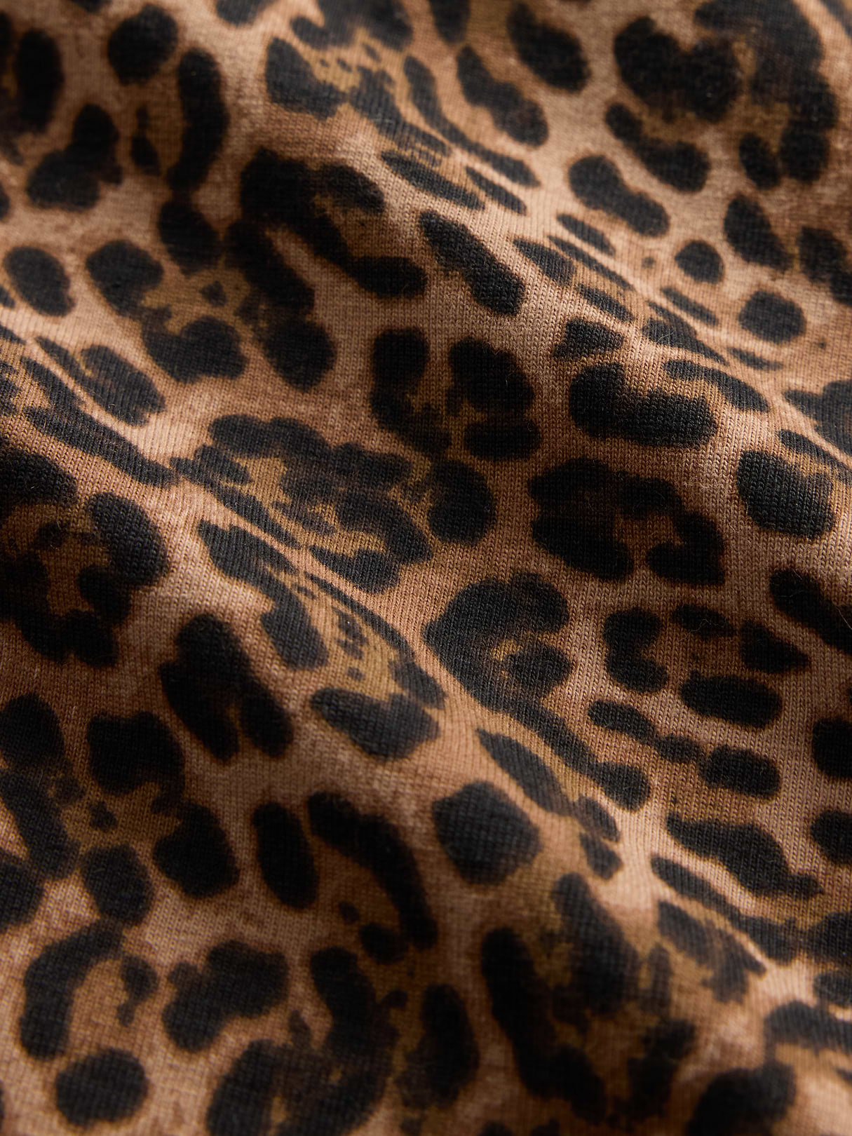 CloseKnit Jersey T-Shirt - Leopard brown