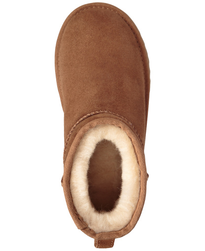 UGG® Kids Classic Mini II Slip-On Booties - Chestnut